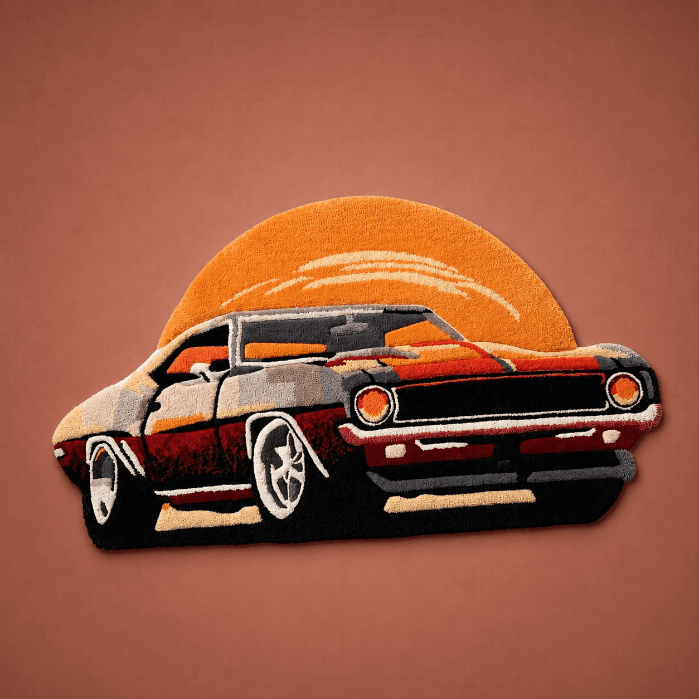 Car Rug Yellow